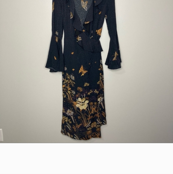 Black wrap around dress XXL Chelsea 28 - Picture 7 of 8